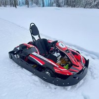 Nouveau kart à pédales à essence à quatre roues pour adultes EGS 2024, buggy, kart de glace/neige avec moteur 200cc/270cc/390cc et vitesse de 2 m/s