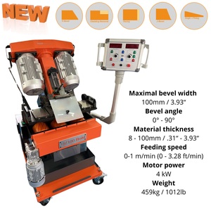 Máquina biseladora de placas con alimentación automática UZ100 BOLD, máquina de fresado de bordes multiusos para usos industriales, de exportadores. - Product Image 2