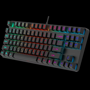 Factory Wholesale Custom 87-Key Wired Blue <b>Switch</b> Gaming Mechanical Keyboard 75% Wired <b>USB</b> New Product - Product Image 5