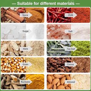 เครื่องบดผงละเอียดสำหรับผงผัก เปลือกไข่ ถั่วชิกพี น้ำตาล และอื่นๆ - Product Image 6