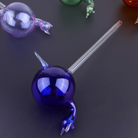 Globes d'arrosage automatiques en verre soufflé à la main en forme d'escargot, ampoules d'arrosage automatiques, écologiques
