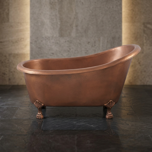 Freestanding Copper Oval Clawfoot <b>Bathtub</b> Luxury <b>Adults</b> <b>for</b> Hotel Bathroom Indian Home Crafts - Product Image 3