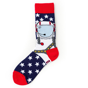 Chaussettes d'art rétro français Couple Petit Art Tendance Creative Peinture à l'huile Chaussettes Long Tube Chaussettes pour hommes et femmes - Product Image 5
