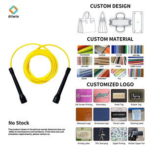 Corde à sauter réglable avec poignée ABS et roulement à billes pour fitness, entraînement en salle de sport, <span class=keywords><strong>CrossFit</strong></span> et exercice quotidien - Product Image 1