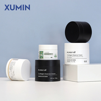 Pots Cosmétiques Luxe en Plastique avec Couvercles, 15g 30g 50g 100g 15ml 30ml 50ml 100ml, Emballage pour Crème Visage