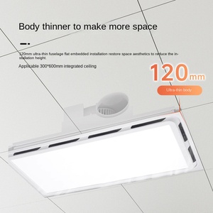 Chimenea Eléctrica Dos en Uno con Iluminación LED Integrada Silenciosa y Protección Contra Sobrecalentamiento para Uso Doméstico en Baño y Cocina - Product Image 3