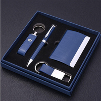 Échantillon gratuit, porte-cartes en similicuir personnalisé, logo imprimé à la main, porte-clés, boîte emballée, coffret cadeau d'affaires personnalisé