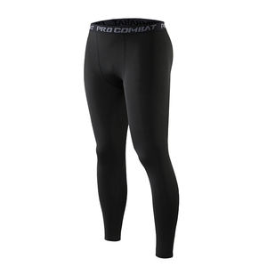 Pantalones de compresión ajustados y elásticos para hombre, leggings deportivos de alta elasticidad para entrenamiento, venta al por mayor de pantalones deportivos para hombre - Product Image 5