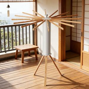 <span class=keywords><strong>Tendedero</strong></span> de Ropa con Diseño Moderno, de Pie, para Interiores, Sin Necesidad de Instalación, <span class=keywords><strong>Tendedero</strong></span> Plegable para Balcón - Product Image 5