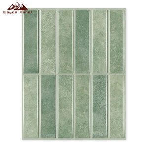 Piastrelle <span class=keywords><strong>Adesive</strong></span> 3D in PU Epossidico Wayon, Resistenti al Calore, Stile Mosaico in PET, Impermeabili <span class=keywords><strong>per</strong></span> Decorazione Cucina - Product Image 2