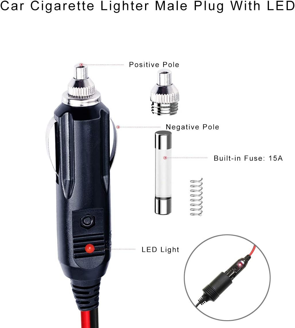 charge battery cigarette lighter Tender Battery Charger 12V Adapter Cord P/N 081-0069-5 it plugs directly into your vehicles 12V cigarette lighter or accessory outlet and allows for safe and reliable chargingperfect for cars with batteries that are hard to reach Battery Tender Quick Disconnect Cigarette