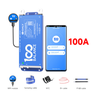 BMS intelligent actif 24V 36V 48V 60V 4S 8S 16S 24S 40A 60A 80A 100A 150A pour batterie au lithium