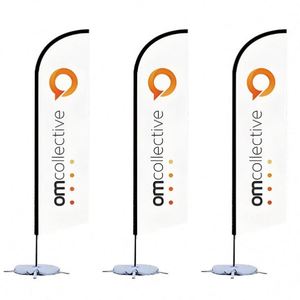 ธงขนนกพิมพ์ดิจิทัลขายส่งจากโรงงาน รับทำโลโก้หรือดีไซน์ตามสั่ง พิมพ์ด้านเดียวหรือสองด้าน สำหรับการโฆษณา - Product Image 6