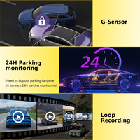 Cámara de Coche Dual 4K+1080P con WiFi y GPS: Grabadora de Video Delantera y Trasera de 2160P con Visión Nocturna y Control por Aplicación