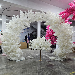 Offre Spéciale 2.5m rose et blanc moderne fleur de cerisier arc détachable fleurs artificielles <span class=keywords><strong>arbre</strong></span> pour <span class=keywords><strong>mariage</strong></span> jardin - Product Image 3
