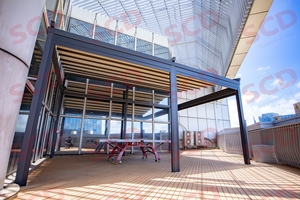 פרגולה מאלומיניום במחיר מפעל, פרגולה חיצונית מאלומיניום, פרגולה נפתחת, פרגולה ממונעת - Product Image 4