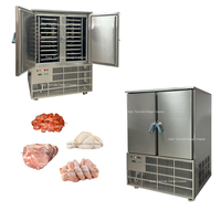 -45C Produits de congélation à la vapeur Petits pains à la vapeur Boulettes Boulettes de poisson Galettes de viande Petits pains cuits à la vapeur Poulet Popcorn Blast Congélateur Chambre