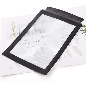 Taşınabilir HD eller serbest büyüteç büyüteç tam sayfa büyük sayfa A4 3X okuma kağıt boyutu PVC plastik yaşlı için - Product Image 5