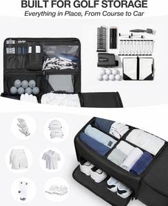 Organisateur de golf Marscamd pour coffre de voiture, glacière anti-affaissement, compartiment à chaussures ventilé, sac de rangement à 2 couches, accessoires compatibles avec les SUV - Product Image 2