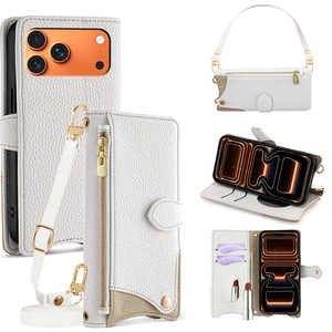 Funda de Teléfono de Cuero PU con Diseño Personalizado 2026, Cartera para Tarjetas, Soporte para Teléfono, para iPhone 14, 15, 16 Pro <span class=keywords><strong>Max</strong></span> - Product Image 1