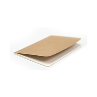 Cuaderno de cubierta suave de papel Kraft, cuaderno estándar y Flexible, personalizado, color blanco