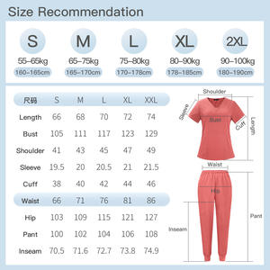 Uniformes médicos de traje quirúrgico 42025LW Rts para mujer, uniforme médico rosa para hombre, uniforme de práctica médica, uniformes médicos - Product Image 3