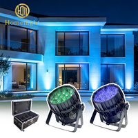 Projecteur LED étanche 19x15W avec zoom 4-en-1, lumière PAR IP65 pour concerts et parcs à thème, éclairage Wash Beam