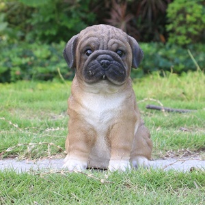 Figurines animaux sculptures vie comme <span class=keywords><strong>bouledogue</strong></span> français resina, résine simulation chien polyrésine <span class=keywords><strong>bouledogue</strong></span> & - Product Image 1