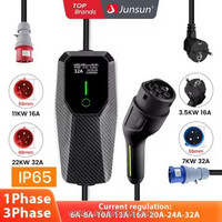 Nouveau chargeur de voiture électrique (VE) 3,5 kW/7 kW avec câble de 3 m/5 m, modèle D06 pour remplacement/réparation, origine Guangdong