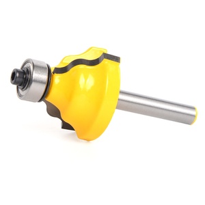 גל קצה גלי דפוס נתב עץ ביטים תעשייתי באיכות תעשייתי חותך ogee פרופיל חיתוך דפוס-1/4 "shank נושאת מונחה - Product Image 4