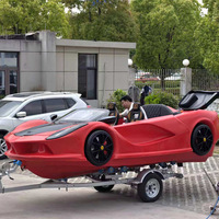Jet ski électrique et bateau à moteur à essence tendance 24V 48V 72V en fibre de verre pour sports nautiques, équipement de loisirs 5 places
