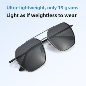 Lunettes <span class=keywords><strong>de</strong></span> <span class=keywords><strong>soleil</strong></span> ultra-légères en <span class=keywords><strong>aluminium</strong></span>, magnésium et titane pur, lunettes <span class=keywords><strong>de</strong></span> <span class=keywords><strong>soleil</strong></span> polarisées noires <span class=keywords><strong>haut</strong></span> <span class=keywords><strong>de</strong></span> <span class=keywords><strong>gamme</strong></span> résistantes aux UV pour l'extérieur - Product Image 2