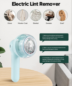 USB có thể sạc lại cầm tay 6 lưỡi lông tơ bóng tông đơ Lint Remover cho len <span class=keywords><strong>cotton</strong></span> chất liệu quần áo đồ nội thất Vải - Product Image 6