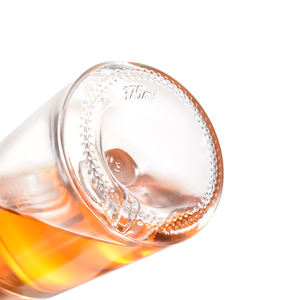 Bouteille en verre transparente de vinaigre de vin de fruits de 100ml 375ml 500ml 750ml avec couvercle en liège - Product Image 6