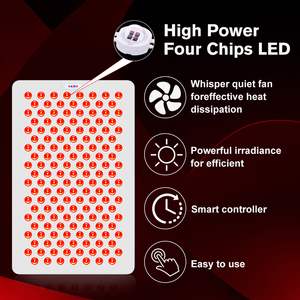 Lumière de thérapie LED à 8 longueurs d'onde sans scintillement beauté panneau de lumière rouge infrarouge pour les soins de la peau 830 810 850 1060 630 <span class=keywords><strong>660</strong></span> prise américaine - Product Image 2