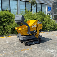 Chinesische Benzin-Raupendumper-Fabrik: Mini-Dumper-LKW mit Selbstladung, Hydraulischer Mini-Garten-Dumper mit Benzinmotor