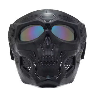 Masque de protection intégral anti-UV coupe-vent avec lunettes pour sports de plein air, moto et activités tactiques - Product Image 2
