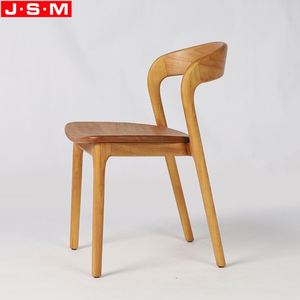 उच्च गुणवत्ता वाले आउटडोर स्टैकबल ठोस आधुनिक लकड़ी लिविंग रूम रेस्तरां कॉफी की दुकानों के लिए लकड़ी की सीट डाइनिंग रूम कुर्सी - Product Image 4