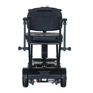 Lichtgewicht opvouwbare elektrische vierwiel-scooter voor ouderen, met trapondersteuning voor het instappen in vliegtuigen, rollator - Product Image 5