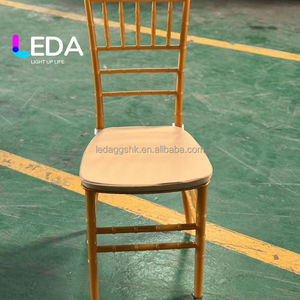 Silla Chiavari de Metal Dorado LEDA Foshan para Bodas y Eventos - Product Image 2