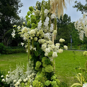 Fleurs artificielles en soie grand format QiYing Victory AL-1388 pour décorations de mariage 2026, verdure en relief imprimée en 3D, vente en gros - Product Image 1
