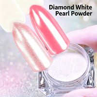 Ensemble de pigments de paillettes pour ongles IPHF Professional, poudre holographique effet miroir magique pour ongles en acrylique/gel, salon et DIY