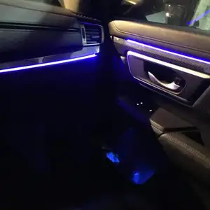 ระบบไฟส่องสว่างอัตโนมัติไฟบรรยากาศภายใน Led หลายสีสำหรับ Honda CRV รถแสงโดยรอบ