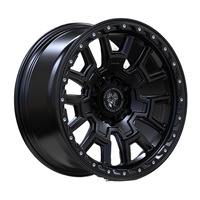 Rines de 5 y 6 Birlos de 17 y 18 Pulgadas, 6x139.7, 5x127, 4x4, Estilo Beadlock para Ford F-150, Toyota Land Cruiser LC200/LC300, Hilux, Nissan Tacoma