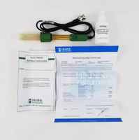 Électrode pH BNC à gel HANNA HI1230B, Italie |   Pré-rempli, sans entretien |   Pour l'eau, l'hydroponie, le laboratoire et l'aquarium