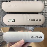 Ensemble d'haltères en silicone pour haltères et barres, personnalisé avec logo d'usine, doux pour la peau, lot de 2