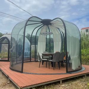 Invernadero de PC Prefabricado Moderno para <span class=keywords><strong>Glamping</strong></span>, Cafetería al Aire Libre, Domo Iglú, Fácil Instalación para Uso en Hoteles y Parques, <span class=keywords><strong>Precio</strong></span> de Fábrica - Product Image 4
