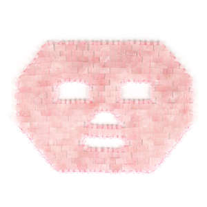 Masque en jade rose naturel pour le visage, apaisant et relaxant, pour un sommeil réparateur - Product Image 1