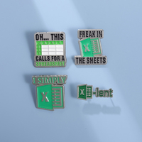 Freak in the Sheets Excel Spread shee Emaille Pin Lustige Büro Mitarbeiter Broschen Revers Abzeichen Schmuck Geschenke für Buchhaltung Freunde