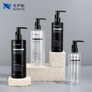 Minnie Wash Protect <b>Bottle</b> 300ml 500ml Cylindrical PET With <b>Pump</b> Head For Shampoo Conditioner Body Lotion - Product Image 2